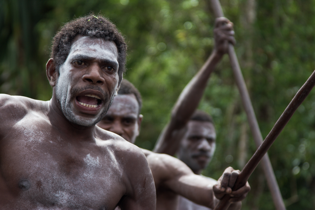 Welkom in Pirien op het eilland Papoea in Indonesië