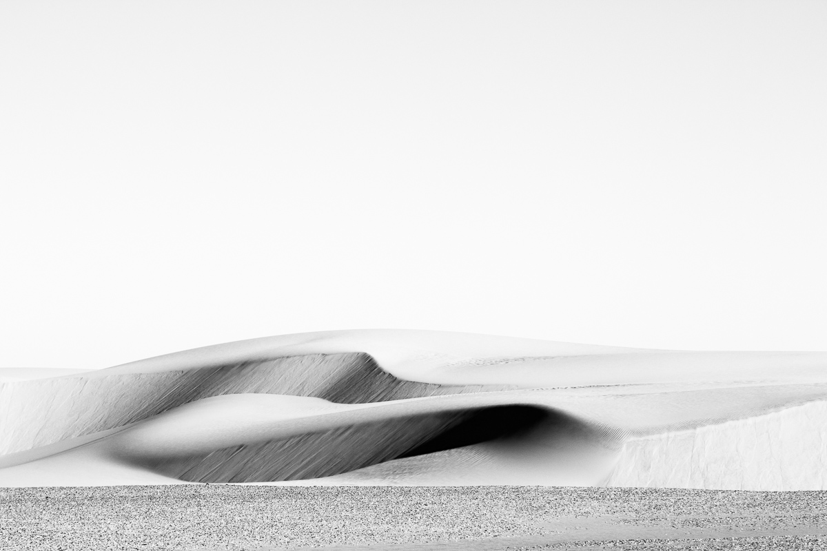 Zandduin in de woestijn in Soedan