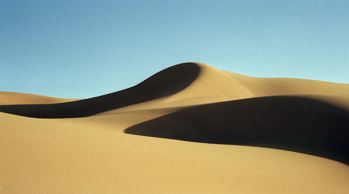 Zandduin in Marokko