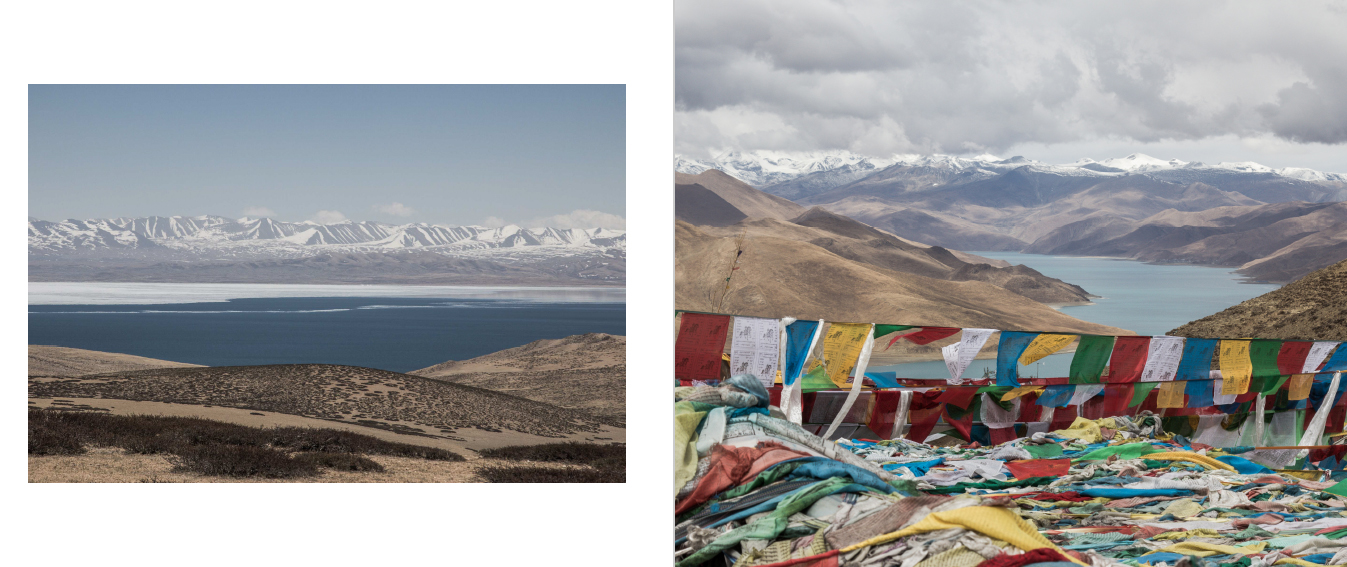 Het landschap van Tibet