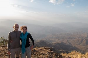 Ronnie en Diana in Ethiopie