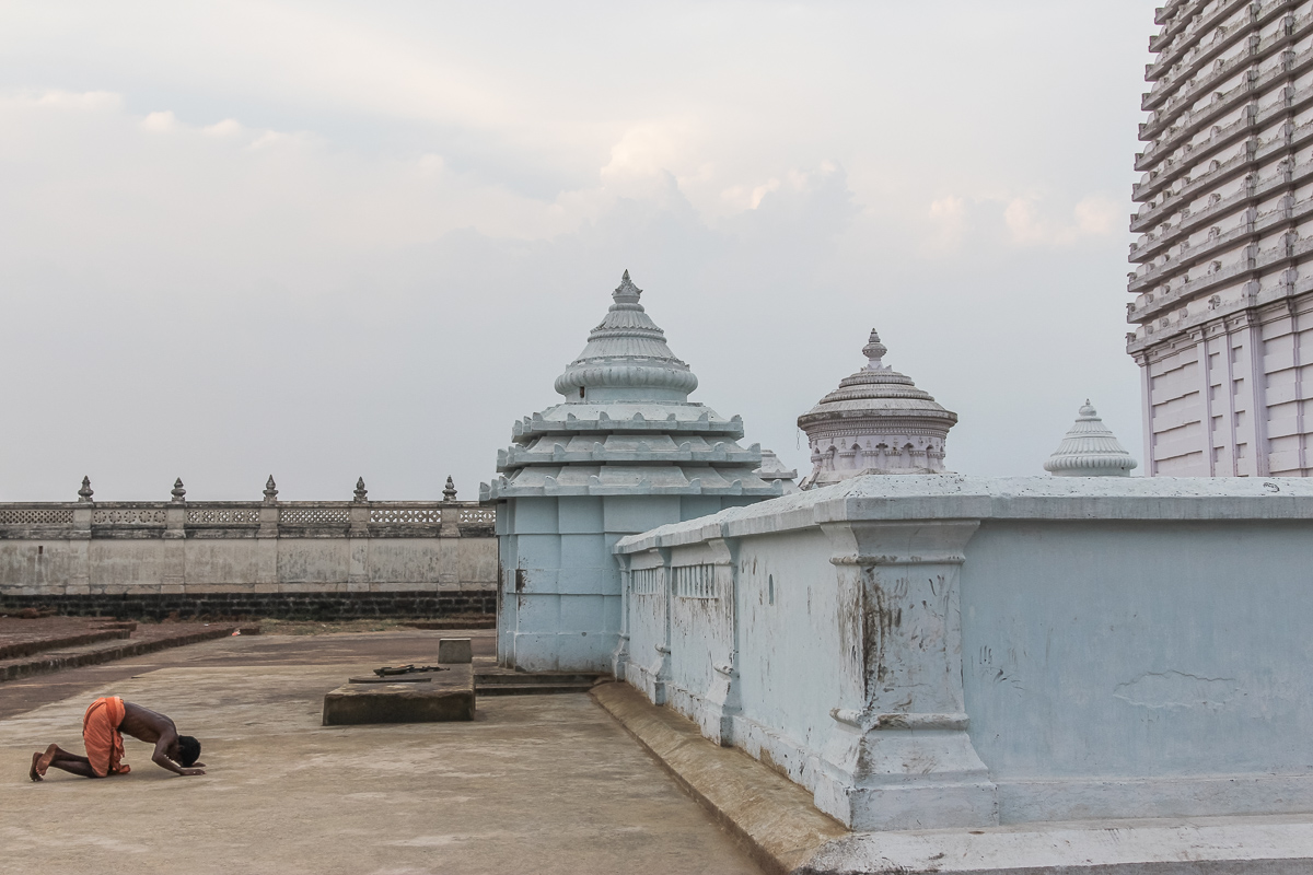 Joranda Gadi tempel van de Mahima Dharma religie in Orissa in India.
